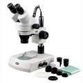 Amscope 7X-135X Binocular Stereo Zoom Microscope With Dual Halogen Lights sm-2byy